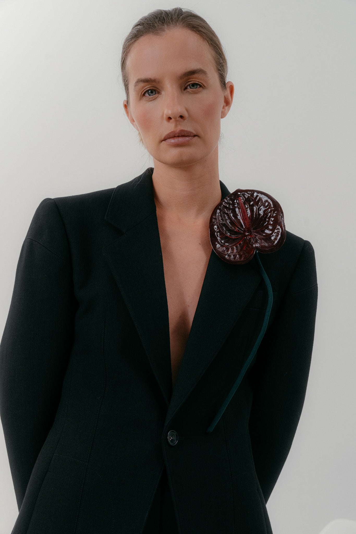 The Burgundy Anthurium