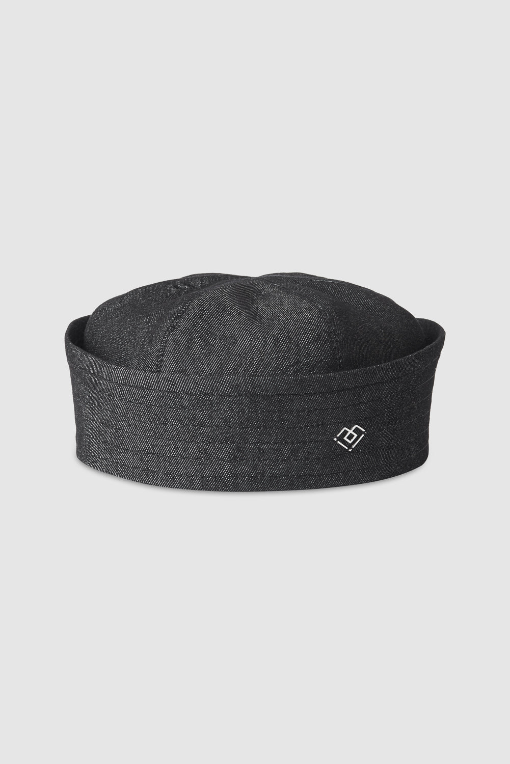 Denim Black Sailor Hat